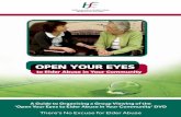Open Your Eyes DVD Guidance   - Health Service