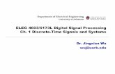 ELEG 4603/5173L Digital Signal Processing Ch. 1 Discrete ...