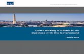 GSA's Making it Easier to do Business with the Government ...