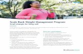 Scale Back Weight Management Program