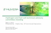 Hydrogen and fuel cell technical advisory committee meeting