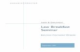 Law Breakfast Seminar