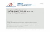 Regional Watershed Spreadsheet Model (RWSM) Year 6 Final ...