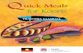 Q uick Meals for Kooris - Ministry of Health