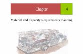 Material and Capacity Requirements Planning