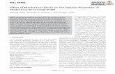 Effect of Mechanical Strain on the Optical Properties of ...
