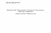 Network Remote Control System SCU-LAN10 Operation Manual