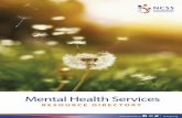 Resource Directory on Mental Health Services in Singapore