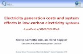 Electricity generation costs and system effects in low ...