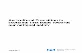Agricultural Transition in Scotland: first steps towards ...