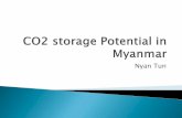 CO2 storage Potential in Myanmar