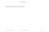 OEM API Specification