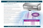 eXtremeAir dryer series specifications