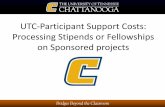 UTC-Participant Support Costs: Processing Stipends or ...