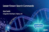 Lesser*Known*Search*Commands* - SplunkConf