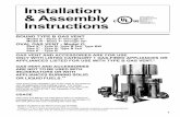 Installation & Assembly Underwriters Instructions