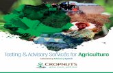 Testing & Advisory Services for Agriculture