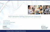 NIST Genome Editing Consortium Overview