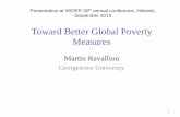 Toward Better Global Poverty Measures