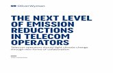 THE NEXT LEVEL OF EMISSION REDUCTIONS IN TELECOM …