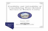 Feasibility and Advisability of Consolidating Water ...