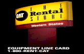 EQUIPMENT LINE CARD 1-800-RENT-CAT