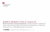 Grade 5: Module 4: Unit 3: Lesson 11 End of Unit 3 ...