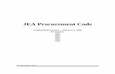 JEA Procurement Code