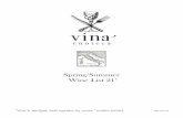 Spring/Summer Wine List 21’