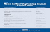 ISSN 0736-2501 Noise Control Engineering Journal