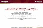 US ARMY CERDEC/C2D Program in Urban/Indoor Positioning and ...