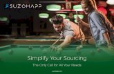 Simplify Your Sourcing - SUZOHAPP