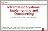 Information Systems: Implementing and Outsourcing