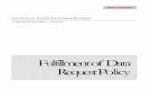 Fulfillment of Data Request Policy