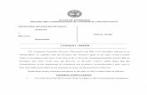 CONSENT ORDER - Tennessee