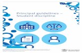 Principal guidelines – Student discipline