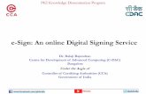 e-Sign: An online Digital Signing Service