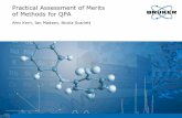 Practical Assessement of Merits of Methods for QPA
