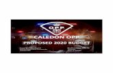 OPP 2020 Budget Presentation - v9 - Peel Region