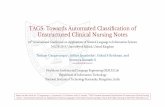 TAGS: Towards Automated Classiﬁcation of Unstructured ...