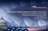 Distribution Best Practices Program Overview