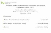 Statistical Models for Handwriting Recognition and Retrieval