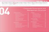 Corporate Governance and Management Structure