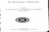 THE UNIVERSITY ADDRESS BOOK 1918·1919