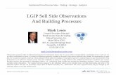 LGIP Sell Side Observations And Building Processes