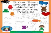 Brown Bear, Brown Bear: Alphabet Handwriting Practice