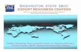 WSBDC International Trade Specialists Provide Your ...