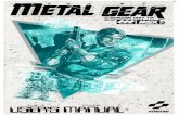 Metal Gear Manual - oldgamesdownload.com