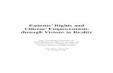 Patients’ Rights and Citizens’ Empowerment: through ...
