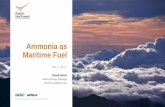 Ammonia as Maritime Fuel